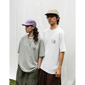 25SS play小丑刺绣T恤夏季 Life Mentmate 简约针织棉短袖 tee