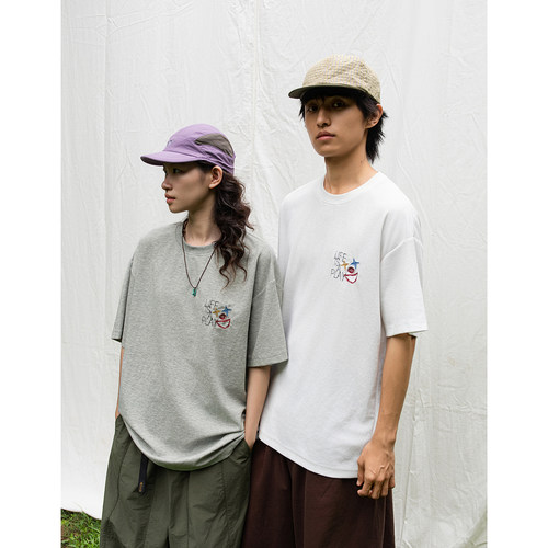 个性百搭极简休闲体恤打底衫男女