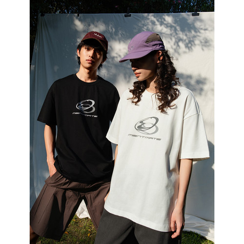 小众简约百搭打底tee宽松BF体恤