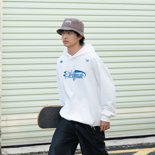 复古街头运动风连帽卫衣男秋冬宽松BF休闲帽衫 美式 25AW Mentmate