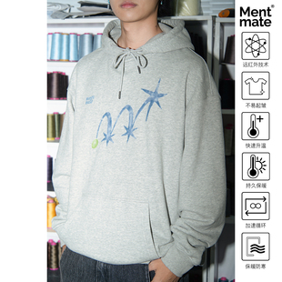 跳跃星印花连帽卫衣男女帽衫 Mentmate 小众原创设计 秋冬季 25AW
