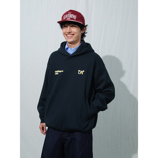 奥粒绒宽松印花帽衫 秋冬日系街头套头卫衣男 上衣 25AW Mentmate