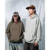 日月星辰小众极简风刺绣连帽卫衣男女秋冬宽松帽衫 Mentmate 25AW