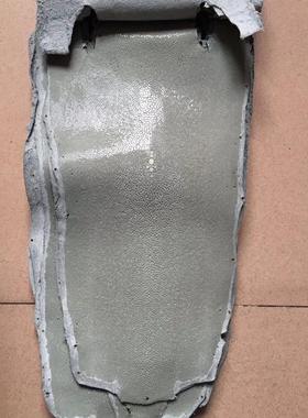 进口灰色珍珠鱼皮软鱼皮面料真皮料镶嵌小料钱包手包diy手工皮料