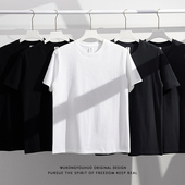 T恤男女潮牌宽松重磅基础百搭体恤衫 悟空有货220克纯棉短袖 打底衫