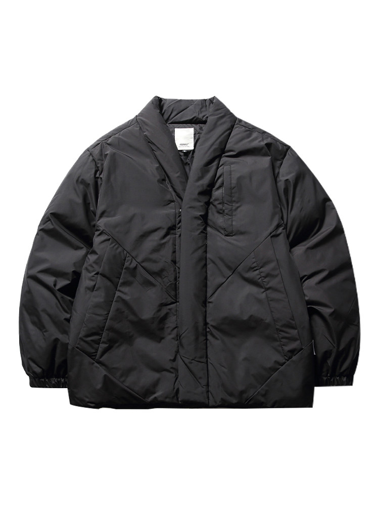 WUKONG HAS WINTER BLACK THICKENED HIGH-END COTTON CLOTHES MENS FASHION BRAND LOOSE WARM AND VERSATILE COUPLE COTTON JACKETS