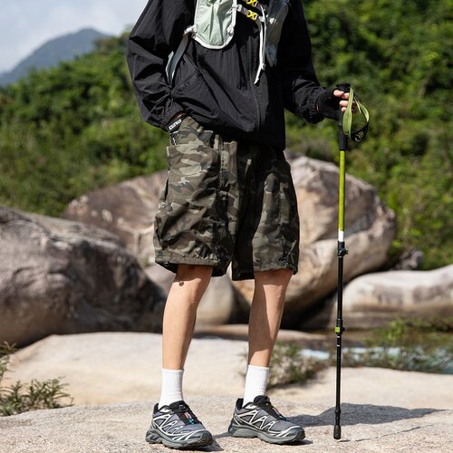 山系迷彩中裤三防运动五分裤男