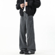 悟空有货潮牌美式 男复古宽松潮牌阔腿百搭长裤 解构拼接工装 伐木裤