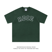 宽松情侣百搭体恤 T恤男女夏季 悟空有货复古美式 字母刺绣纯棉短袖