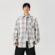 衬衫 悟空有货2025秋季 格子长袖 男女潮牌复古宽松情侣休闲衬衣外套