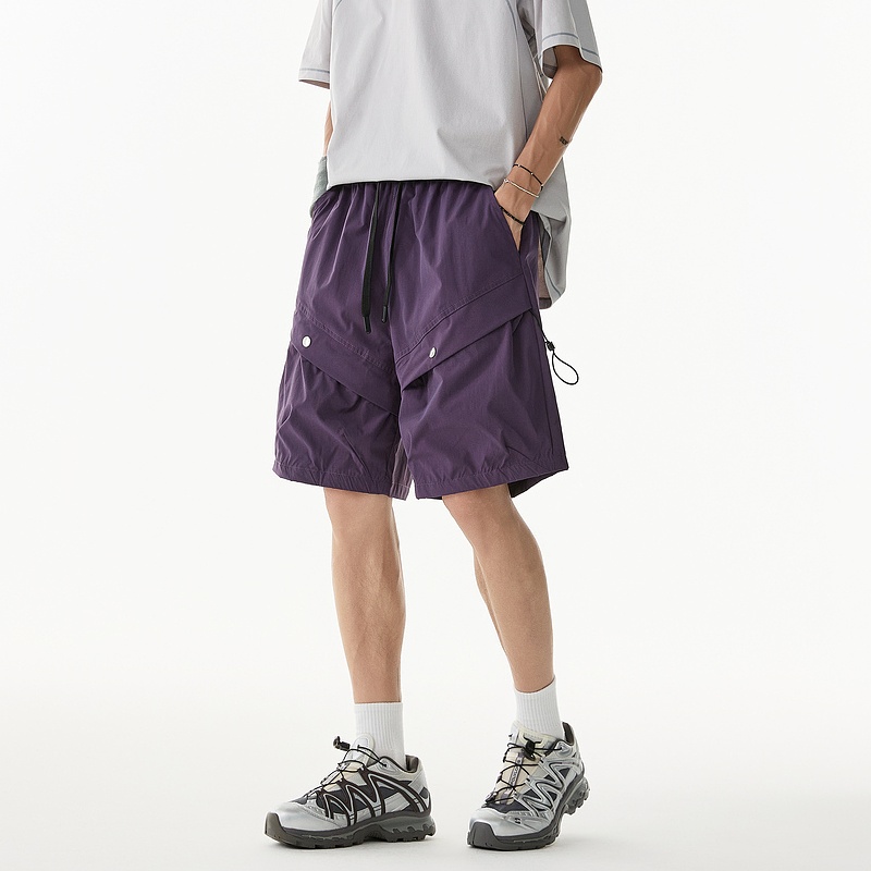 美式大口袋机能速干休闲工装短裤