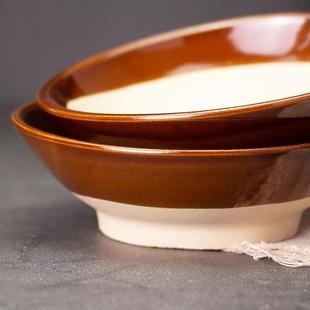 粗土碗家用吃饭老式饭碗老土碗耐高温土陶土陶碗怀旧扣肉扣碗