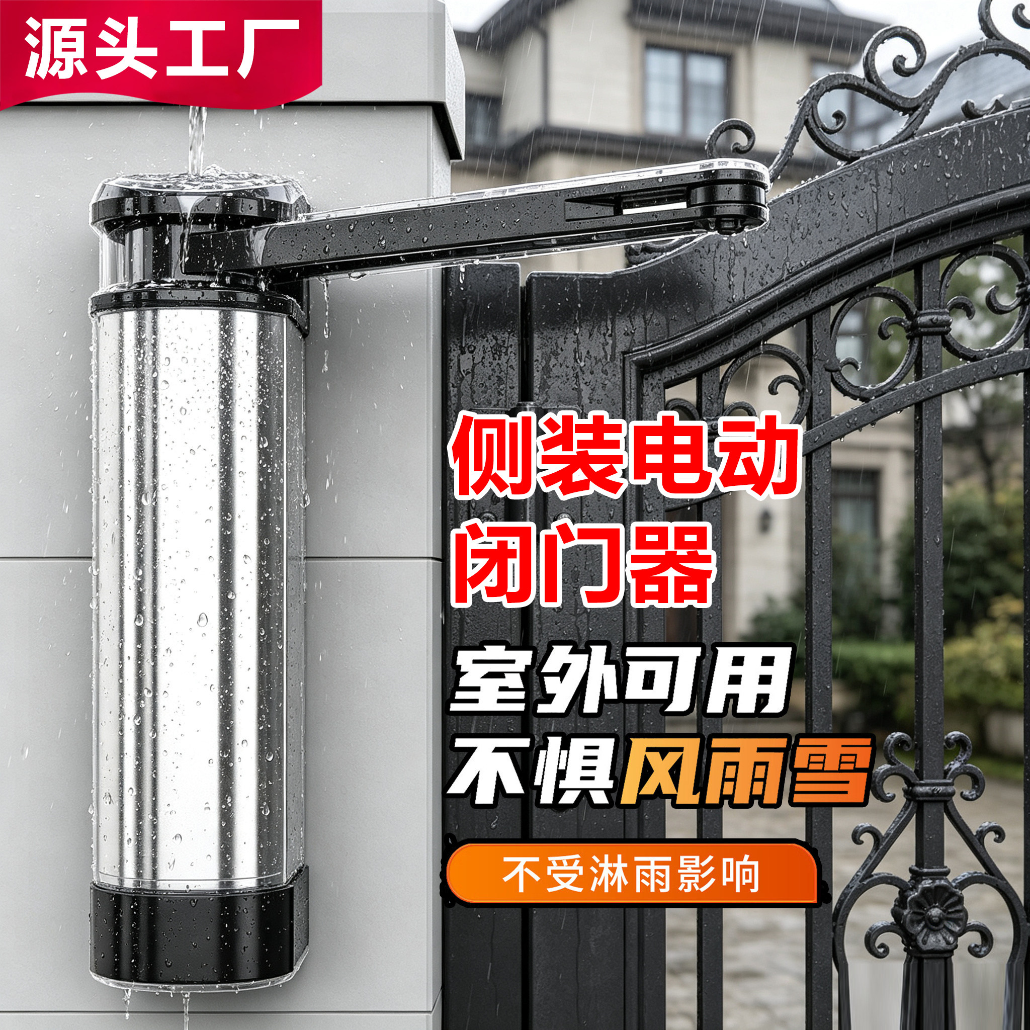 侧装全自动闭门器遥控开门机图片