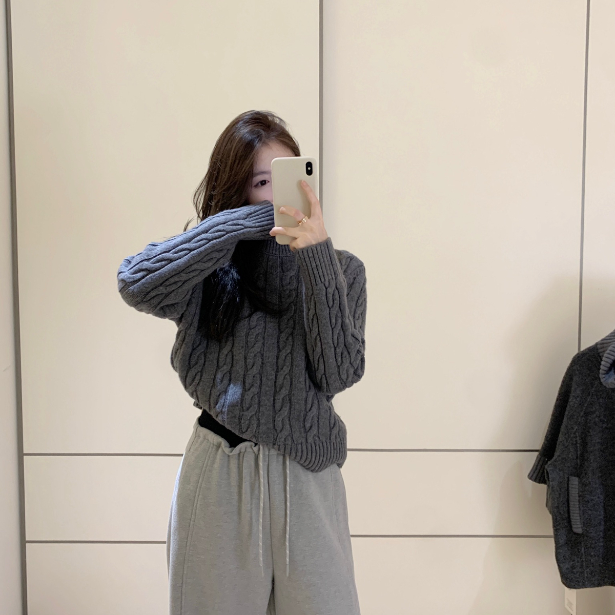 SANTA GROVE-厚百搭麻花精致大牌针织保暖毛衣羊毛