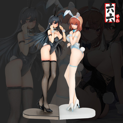 现货黑兔女郎葵白兔女郎夏芽手办