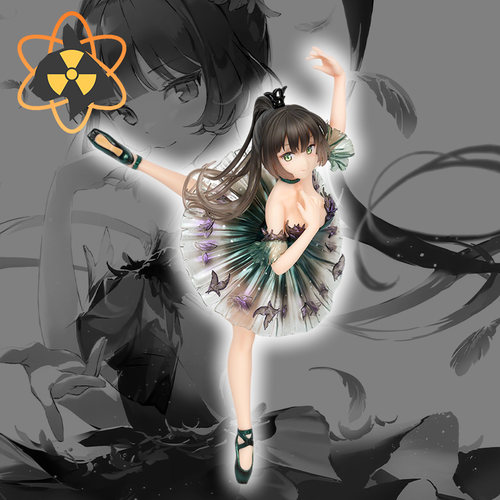 黑天鹅少女手办二次元摆件