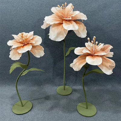 婚庆摆件橱窗丝网花路引花婚礼