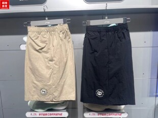 李宁运动短裤2024秋季新款潮流时尚男子宽松休闲卫裤 AKSU939