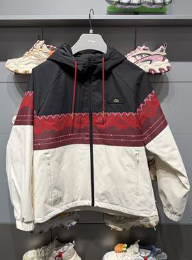 李宁棉服 2026春季新品中国文化故宫联名男子防泼水短棉服AJMW089
