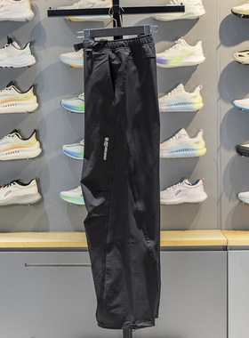 李宁户外CF溯运动裤2026春季新款女子直筒防泼水软壳长裤AYKW116