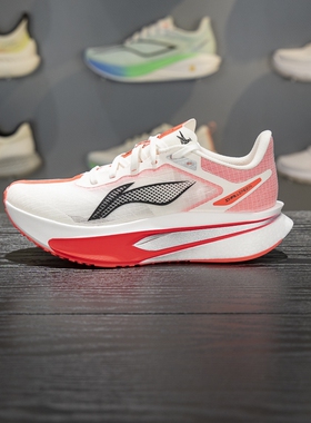 李宁飞电6CHALLENGER女子䨻丝反光轻量高回弹竞速比赛跑鞋ARMW004