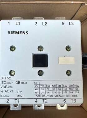 咨询全新西门子3TF52接触器议价