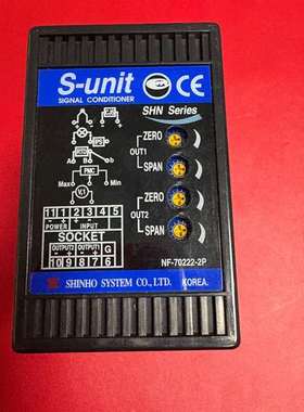 咨询SHINHO SYSTEM S-unit信号变换器，型号SH议价