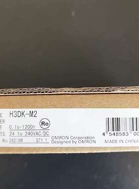 咨询欧姆龙固态时间继电器H3DK-M2。24-240V议价