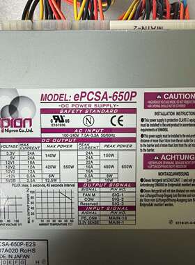 咨询原装Nipron ePCSA-650P ePCSA-650P议价