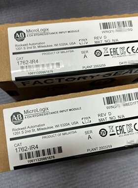 咨询1762-IR4 MicroLogix 4CH RTD电阻输议价