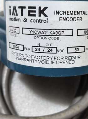 咨询美国IATEK 艾德克重载中空轴增量编码议价