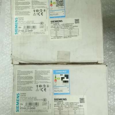 咨询西门子接触器 3TF49 22-0XM0，全新未使议价