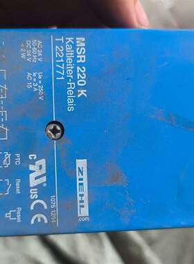 咨询ZIEHL MSR220K温控继电器，型号T221755，议价