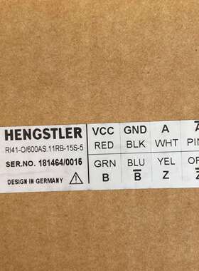 咨询德国HENGSTLER编码器 RI41-O/600AS.11议价