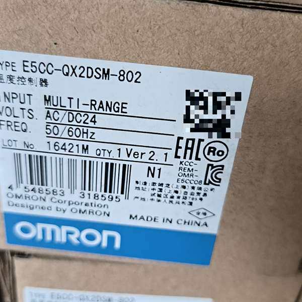 咨询全新欧姆龙温控器E5CC-QX2DSM-802，多范议价