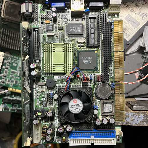 咨询威达工控机，主板PCISA-C800EV V1.1 拆机议价