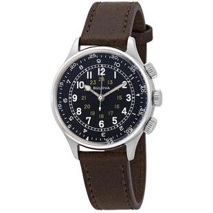 海外代购BULOVA/宝路华男士欧美腕表夜光指针蓝宝石玻璃自动机械