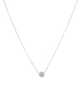 代购Fossil化石女士项链简约优雅精致时尚玫瑰金色玻璃不锈钢