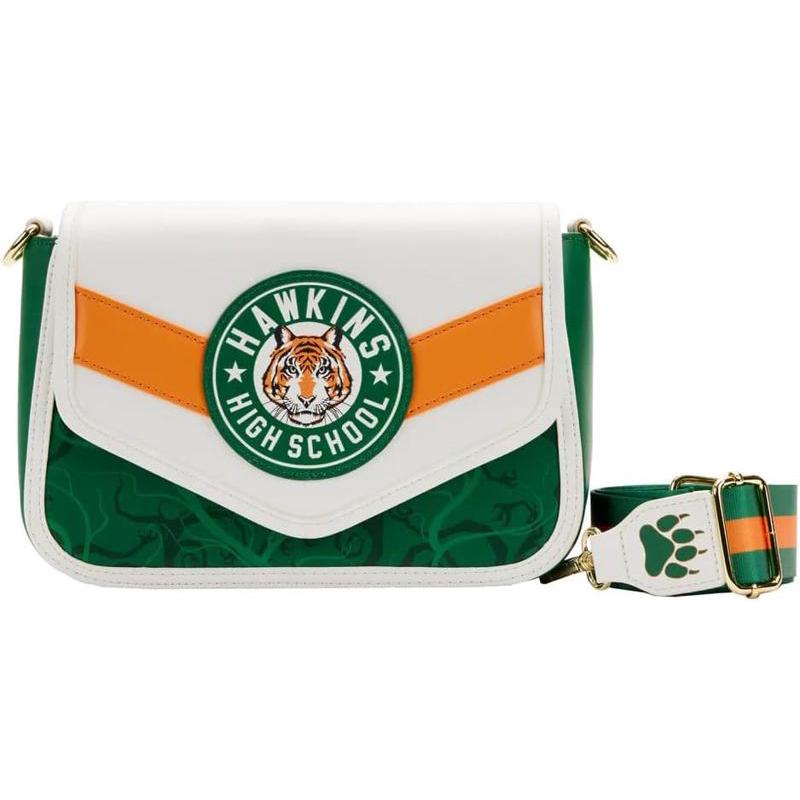 代购Loungefly女包怪奇物语霍金斯高中个性痛包休闲斜挎单肩包