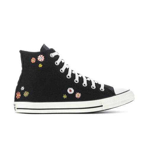 海外代购Converse/匡威女士板鞋缓震舒适透气耐磨高帮刺绣花卉