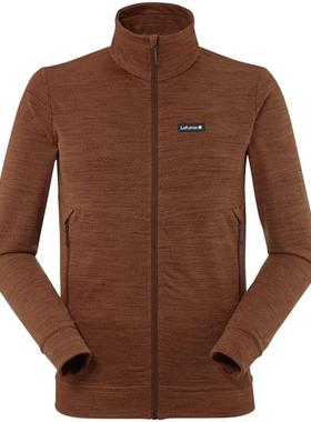 代购lafuma男士抓绒衣保暖排湿防蚊男款时尚潮流外套立领长袖SKIM