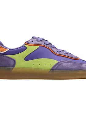 代购Hoff Park 时尚紫色低帮板鞋女防滑果冻底透气运动鞋