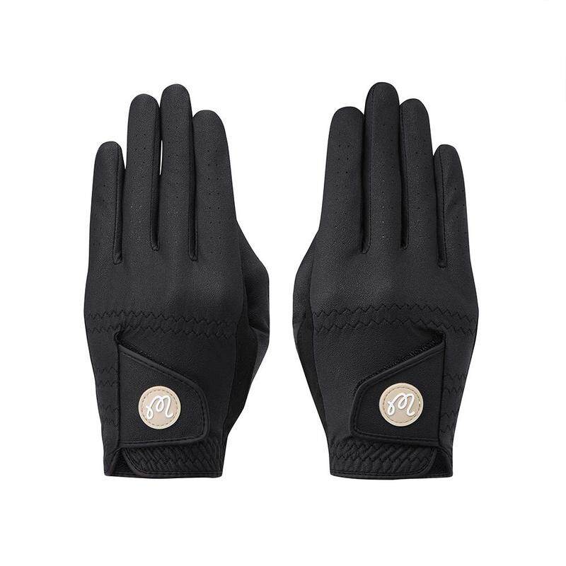 代购MalbonGolf女士高尔夫手套防滑防水透气贴合手型合成皮革