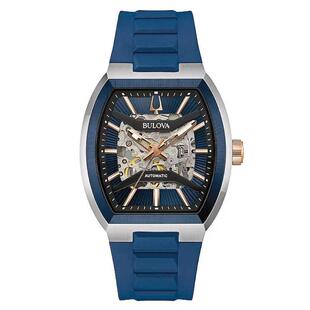 海外代购BULOVA/宝路华男士欧美腕表透视底盖夜光指针自动机械