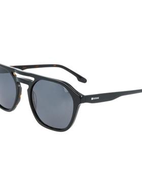 代购Kodak男士太阳镜偏光UV400防护可配近视渐进镜片六边形双梁