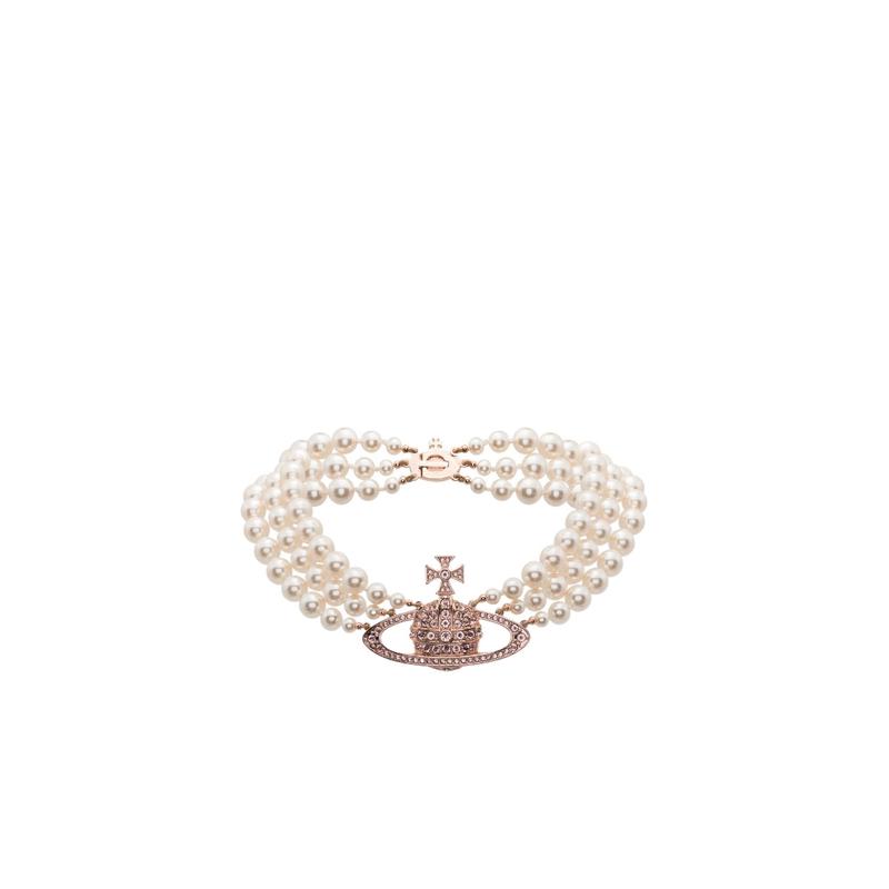 Vivienne Westwood/薇薇安·威斯特伍德多层珍珠项链女款链条饰品
