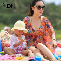 DK gợi cảm mặc bikini ba mảnh phù hợp với ngôi sao Li Xiaoying với bộ ngực nhỏ tụ tập che bụng bầu nóng bỏng trong bộ đồ tắm mùa xuân nữ - Bikinis ao boi nu