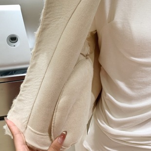 番茄侠 富家乖乖女皮毛一体毛毛马甲背心女仿皮草无袖毛毛外套