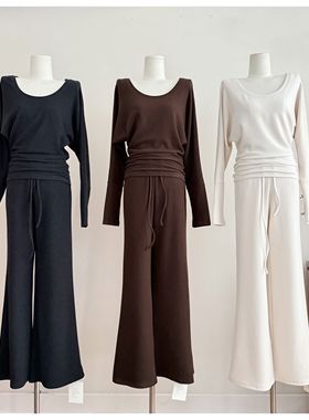 Skk Store city慢调生活 330G双面天丝羊毛德绒 韩系慵懒运动套装