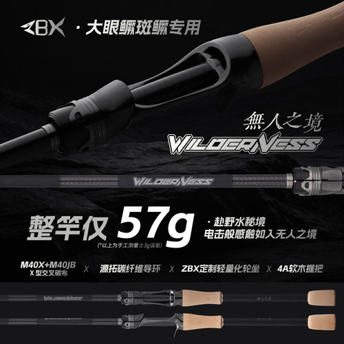 26新款ZBX无人之境路亚竿
